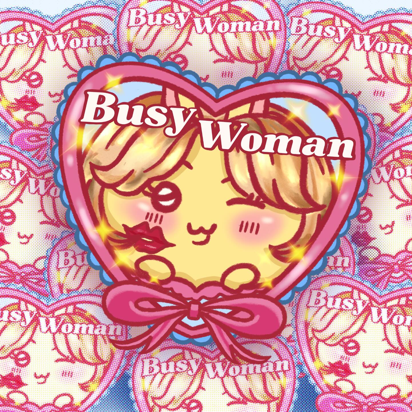 Busy Woman Sticker - Image 1